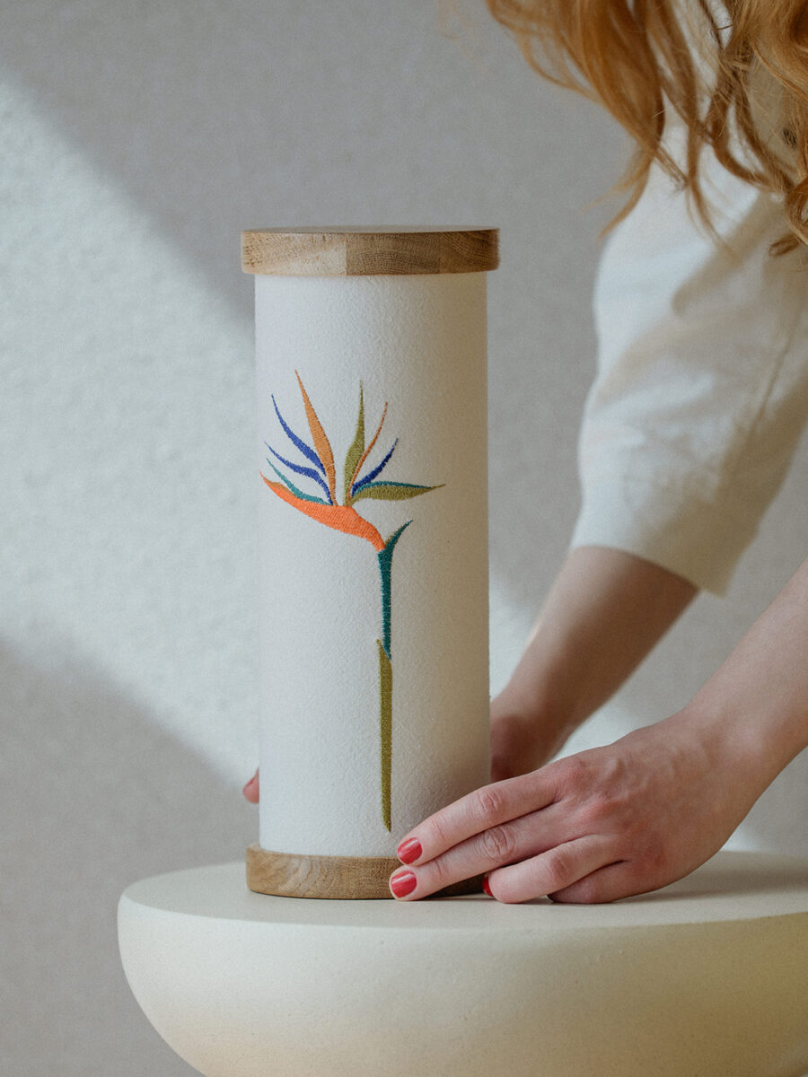 LAMPĂ BRODATĂ – Pasărea Paradisului