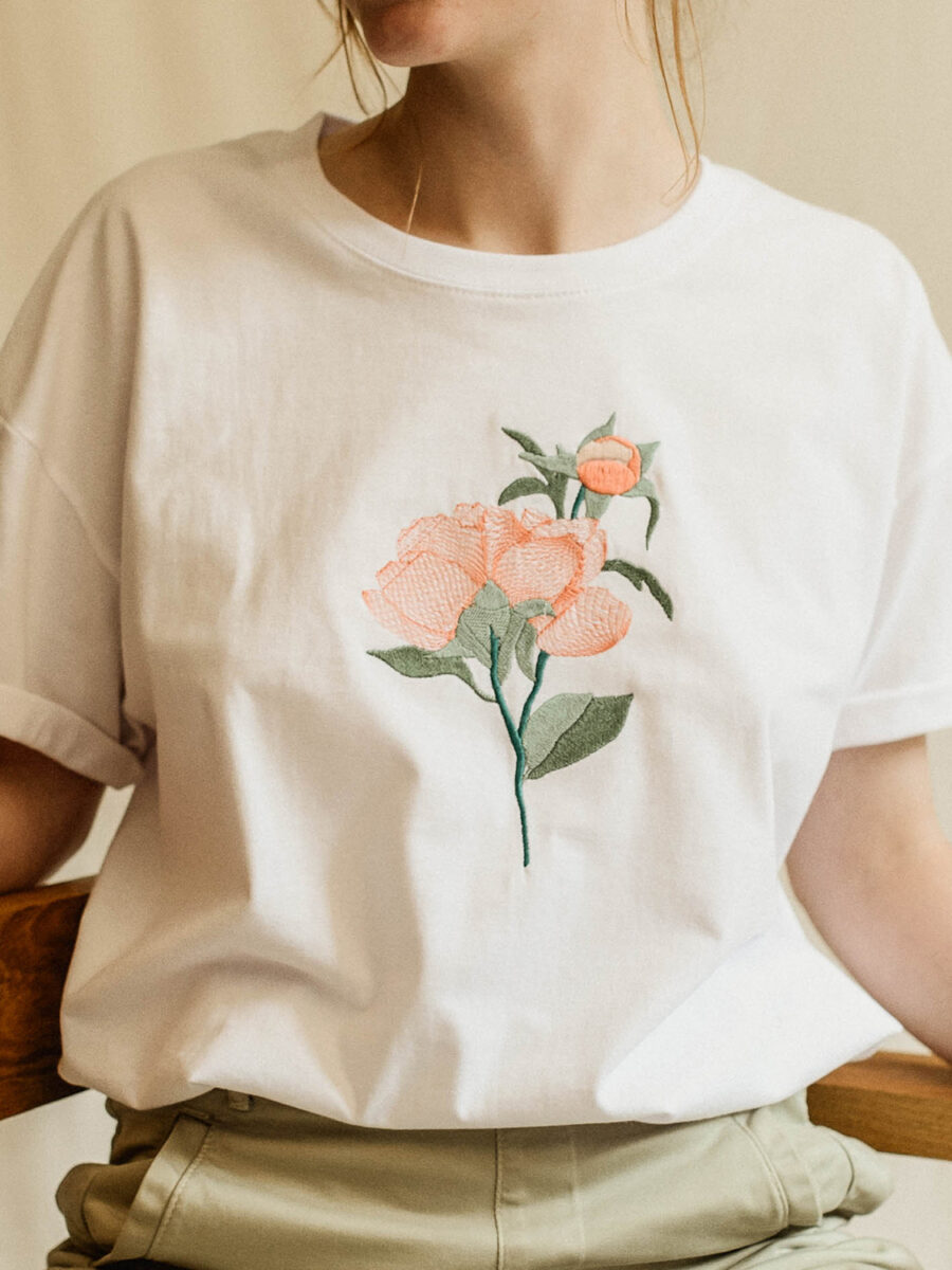 TRICOU BRODAT – Bujor